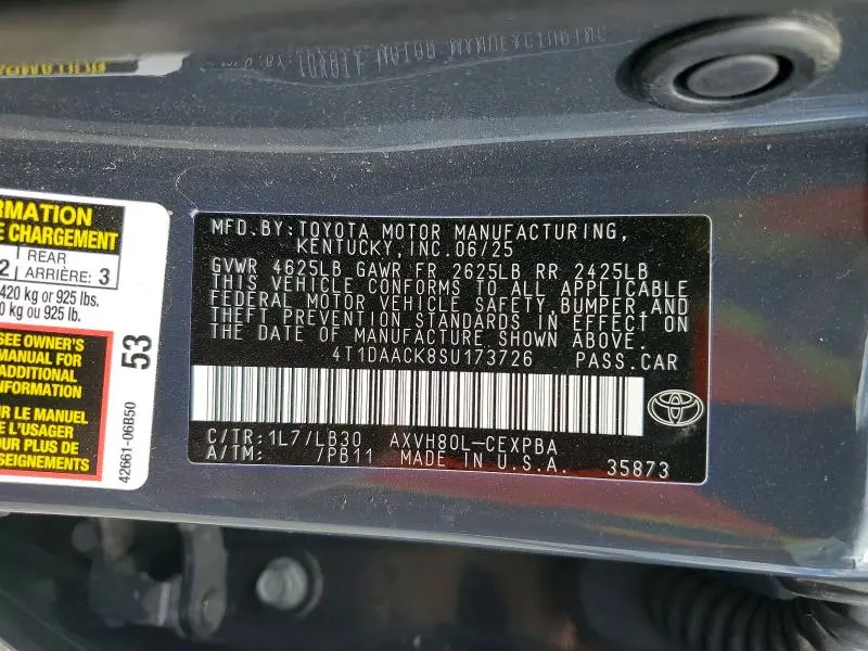 2025 TOYOTA CAMRY XSE  