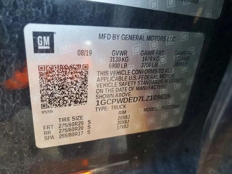 2020 CHEVROLET SILVERADO C1500 RST  