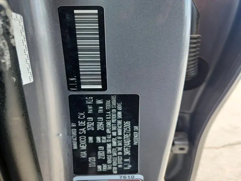 2024 KIA FORTE LXS  