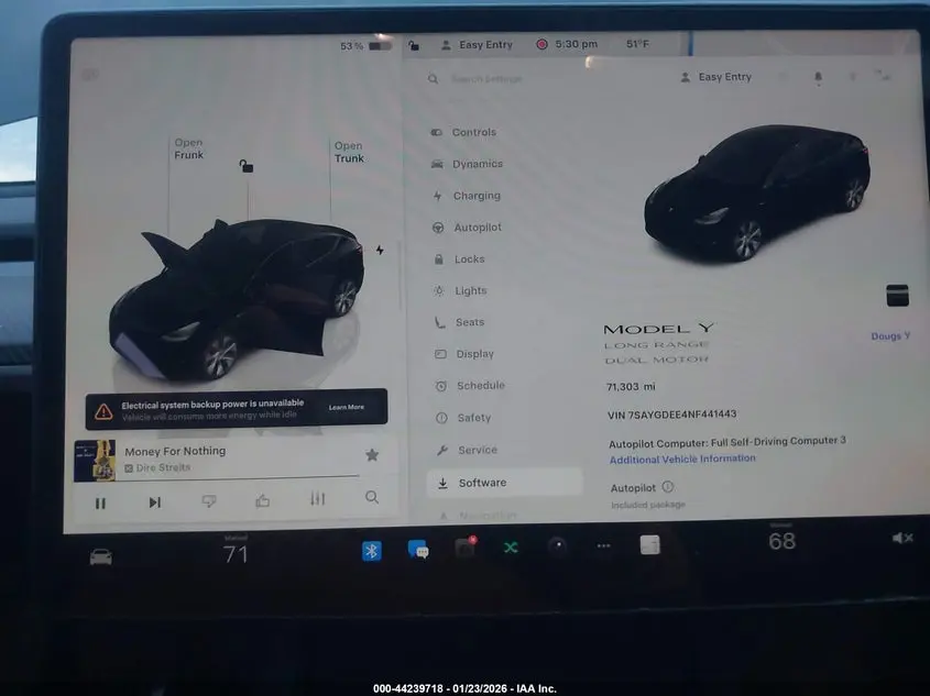 2022 TESLA MODEL Y LONG RANGE DUAL MOTOR ALL-WHEEL DRIVE