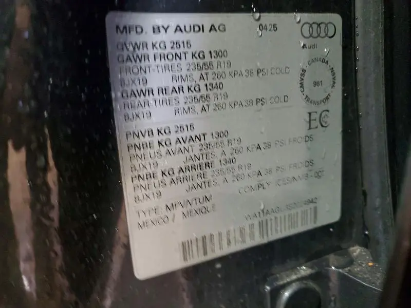 2025 AUDI Q5 PREMIUM  