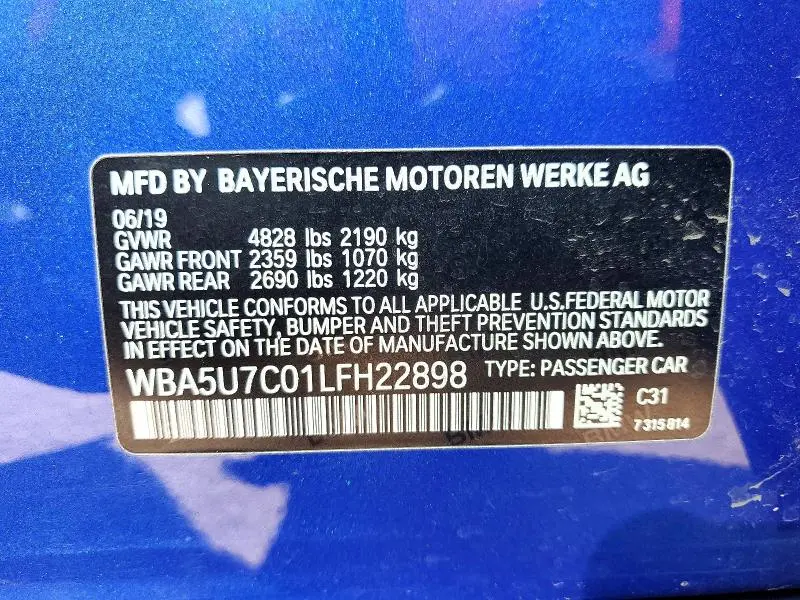 2020 BMW M340I   