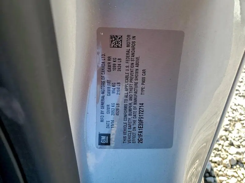 2015 CHEVROLET CAMARO LS  