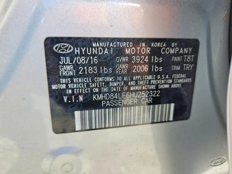 2017 HYUNDAI ELANTRA VALUE EDITION  