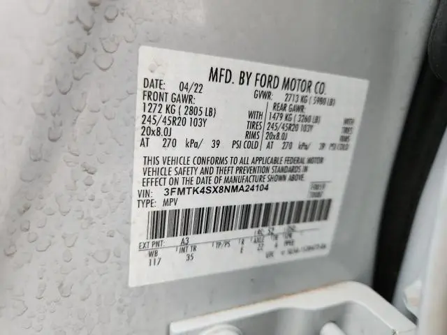 2022 FORD MUSTANG MACH-E GT  