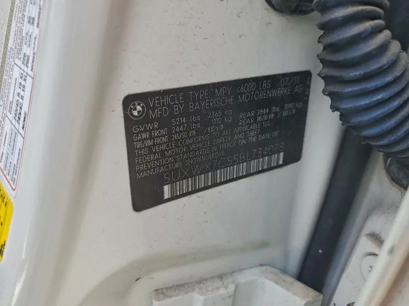 2011 BMW X3 XDRIVE35I  