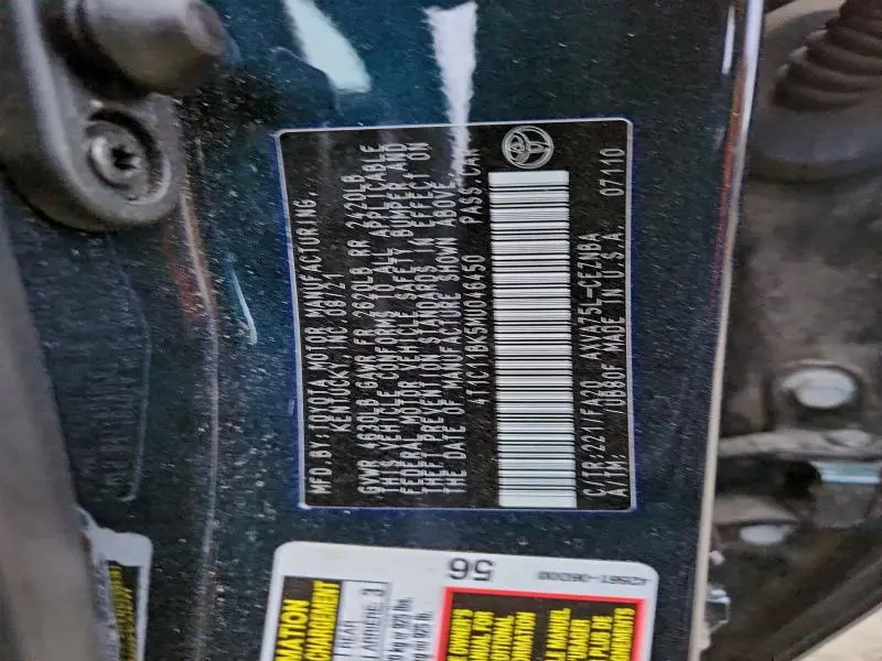 2021 TOYOTA CAMRY LE  