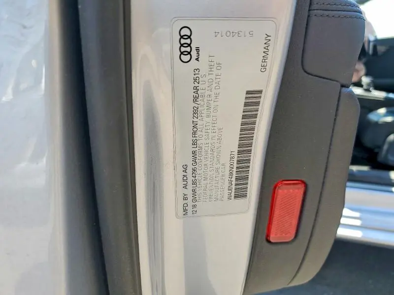 2019 AUDI A4 PREMIUM PLUS  