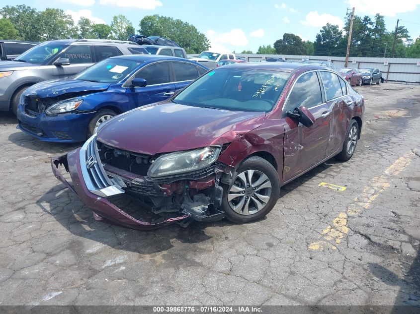 2015 HONDA ACCORD LX