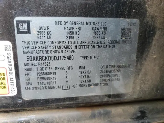 2013 BUICK ENCLAVE