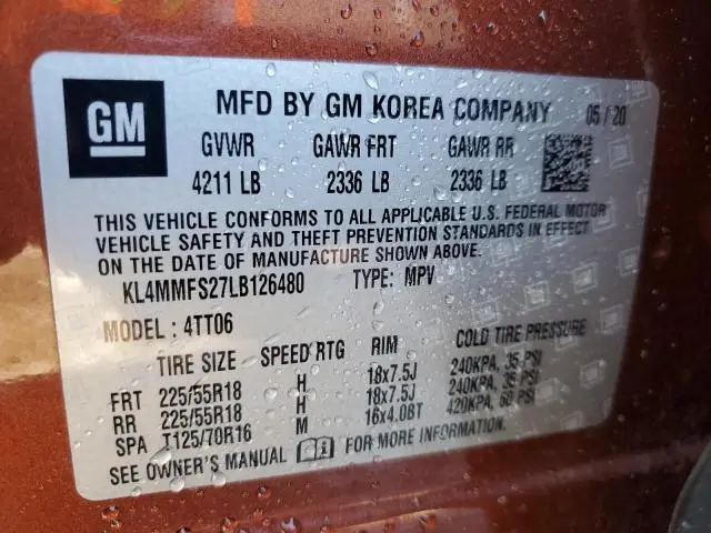 2020 BUICK ENCORE GX ESSENCE  