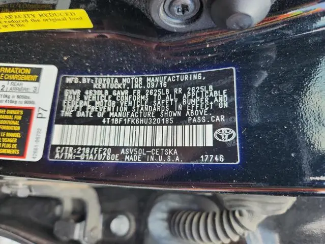 2017 TOYOTA CAMRY LE  