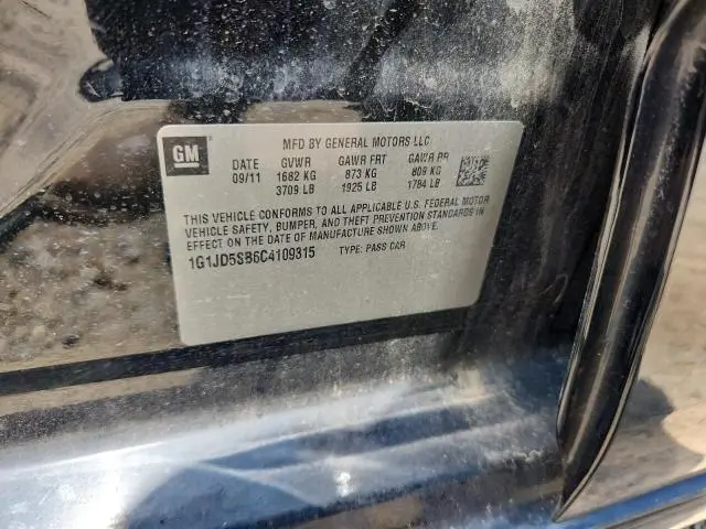 2012 CHEVROLET SONIC LT  