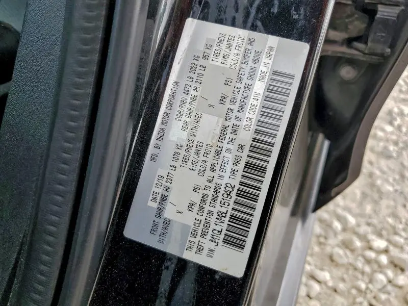 2020 MAZDA 6 TOURING  