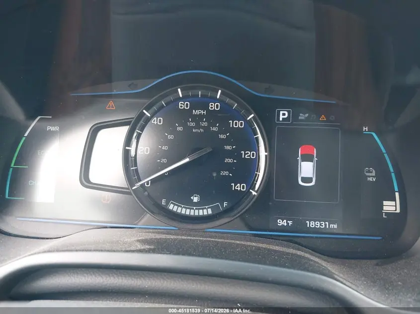 2019 HYUNDAI IONIQ PLUG-IN HYBRID  