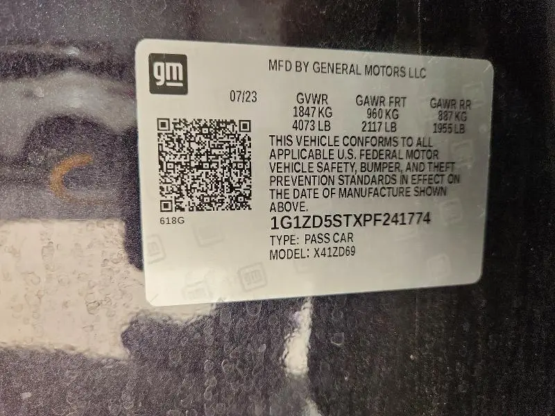 2023 CHEVROLET MALIBU LT  