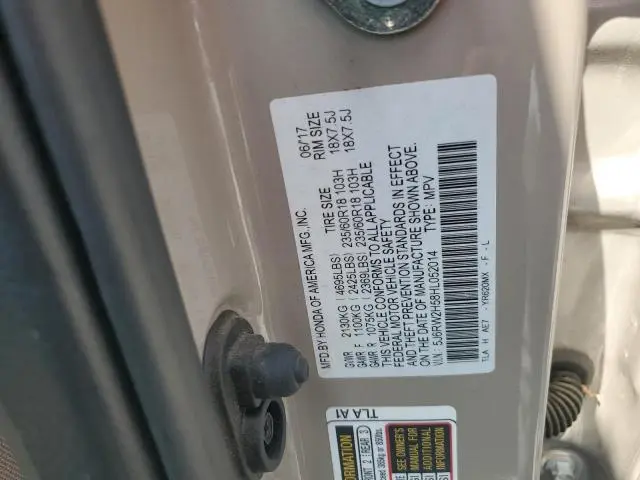 2017 HONDA CR-V EX  