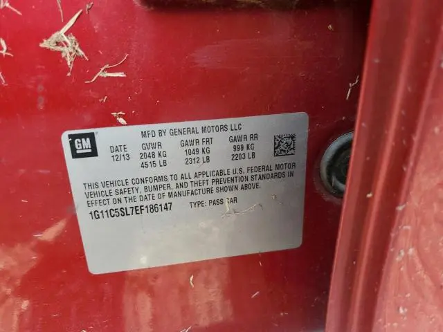 2014 CHEVROLET MALIBU 1LT