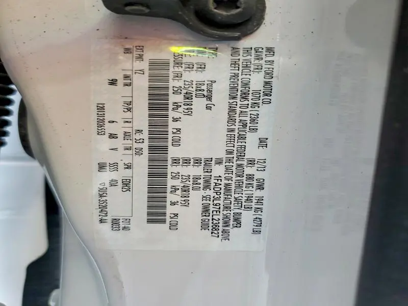2014 FORD FOCUS ST  
