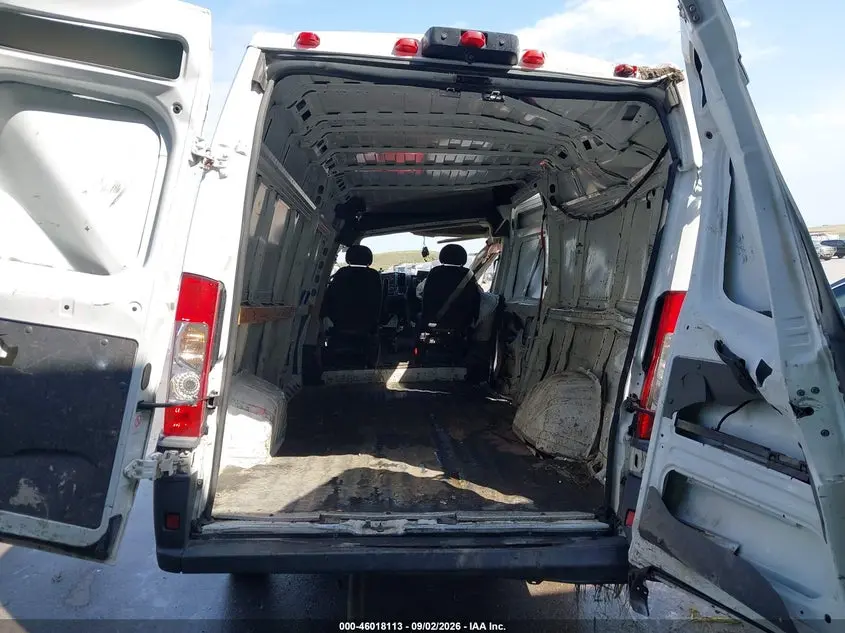 2018 RAM PROMASTER 3500 CARGO VAN HIGH ROOF 159 WB EXT