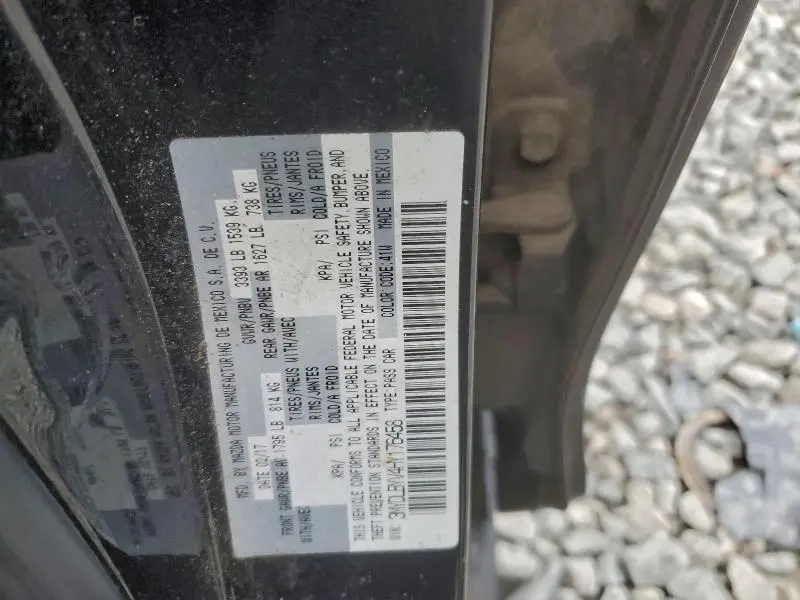 2017 TOYOTA YARIS IA   