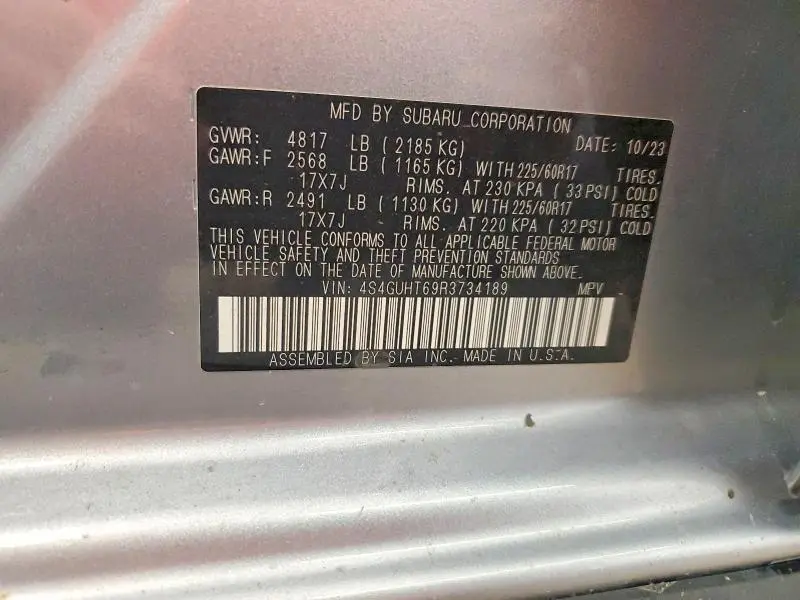 2024 SUBARU CROSSTREK WILDERNESS  