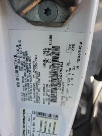 2015 FORD FUSION TITANIUM  