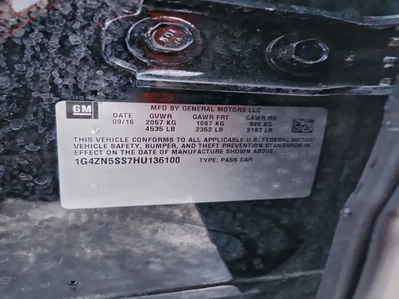 2017 BUICK LACROSSE PREFERRED  