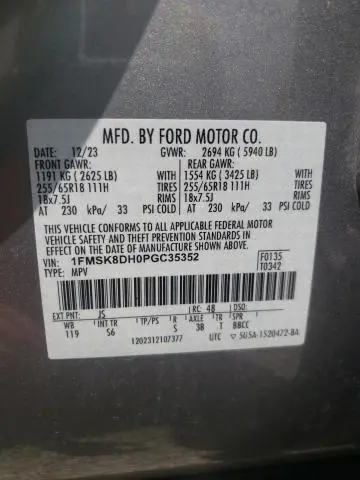 2023 FORD EXPLORER XLT  