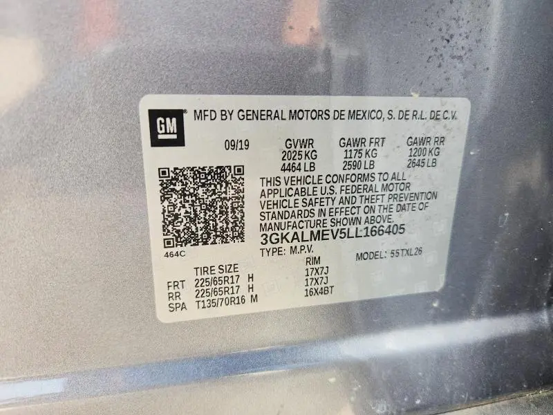 2020 GMC TERRAIN SLE  