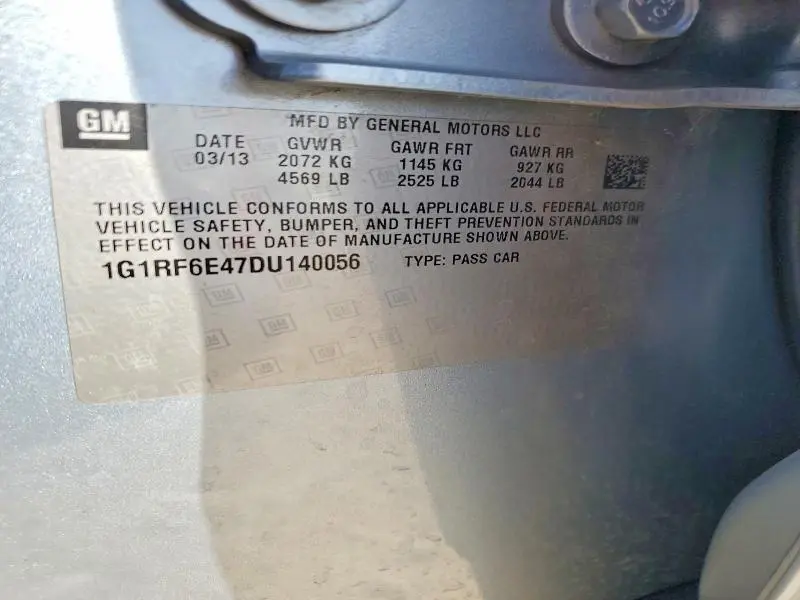 2013 CHEVROLET VOLT   