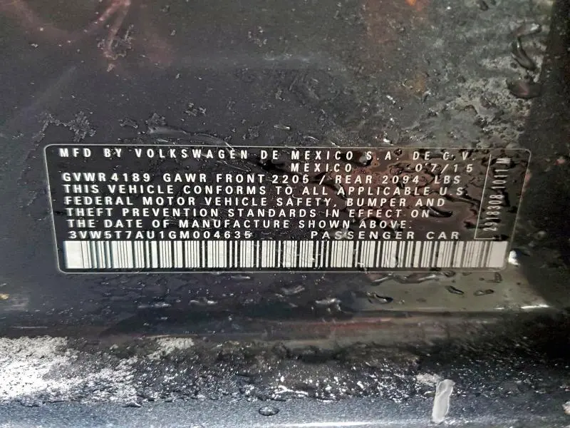 2016 VOLKSWAGEN GTI S/SE  