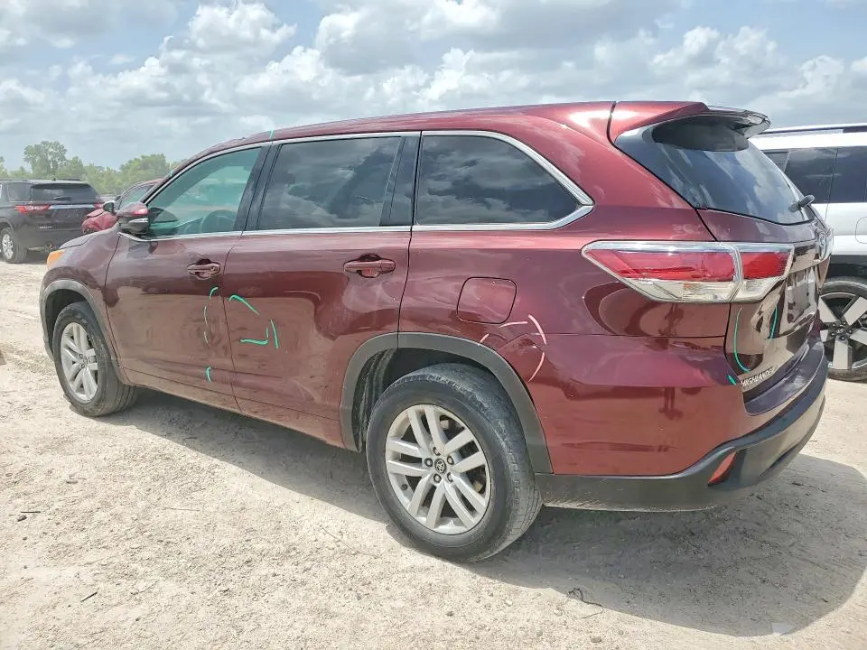 2016 TOYOTA HIGHLANDER LE  