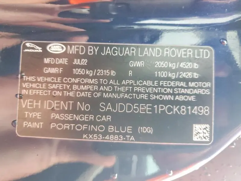 2023 JAGUAR F-TYPE   