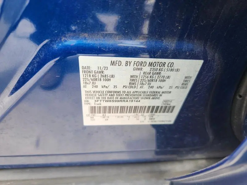2024 FORD MAVERICK LARIAT  