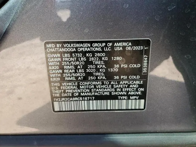 2024 VOLKSWAGEN ATLAS SE  