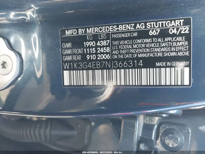 2022 MERCEDES-BENZ A 220  
