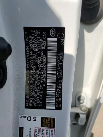 2017 TOYOTA PRIUS V   