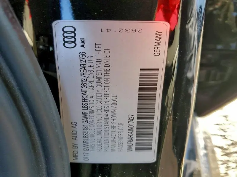 2018 AUDI A6 PREMIUM  