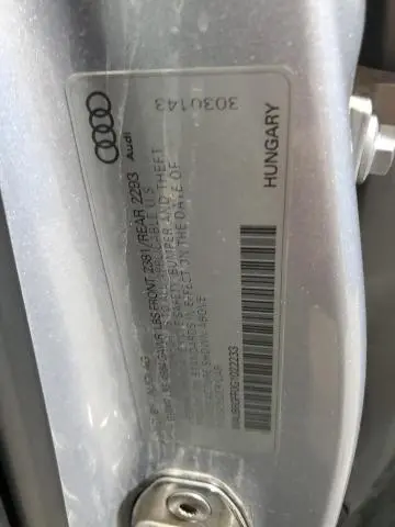 2016 AUDI A3 PREMIUM  