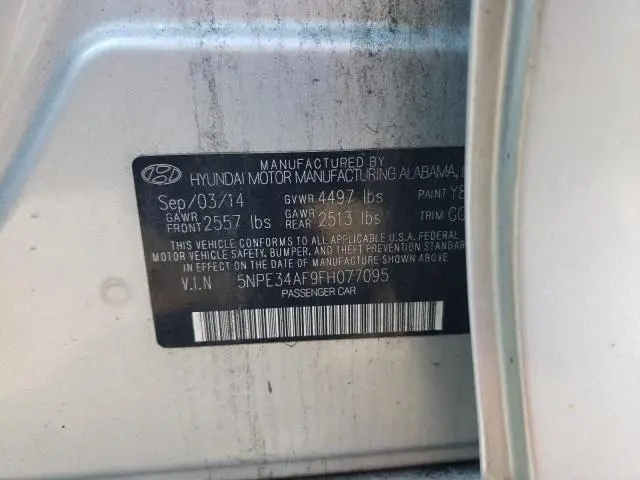 2015 HYUNDAI SONATA SPORT  