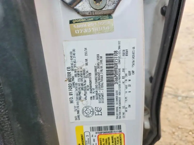 2013 FORD FUSION SE  