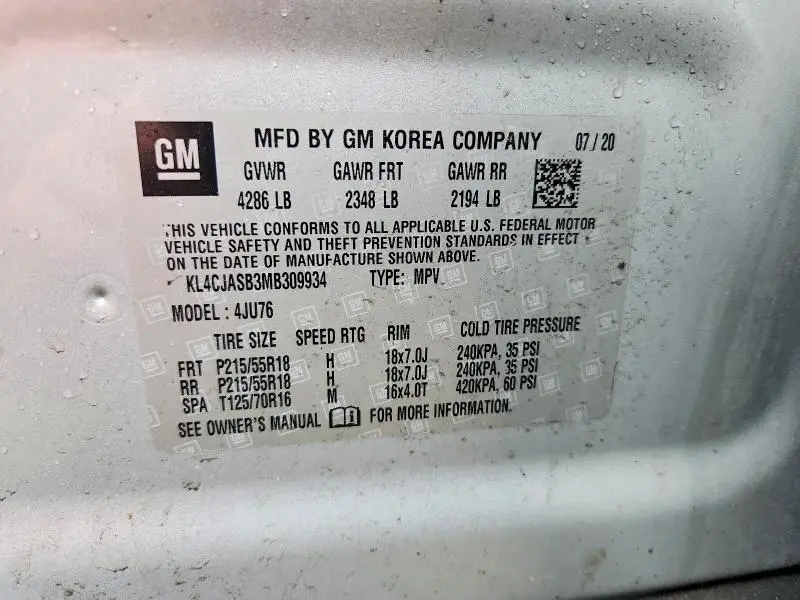 2021 BUICK ENCORE PREFERRED  