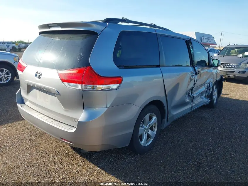 2013 TOYOTA SIENNA LE V6 8 PASSENGER