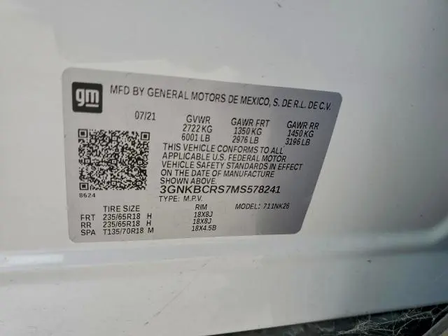 2021 CHEVROLET BLAZER 2LT  