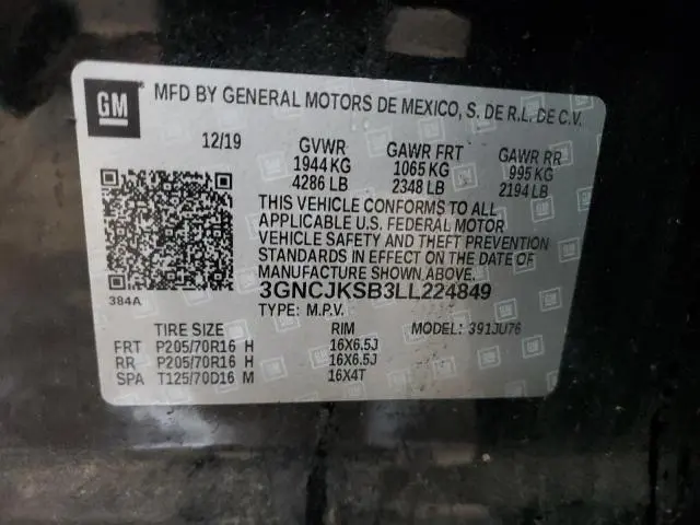 2020 CHEVROLET TRAX LS  