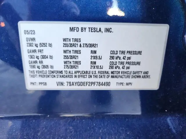 2023 TESLA MODEL Y   