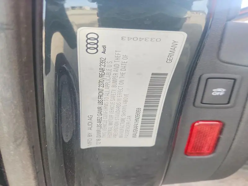 2017 AUDI A4 PREMIUM  