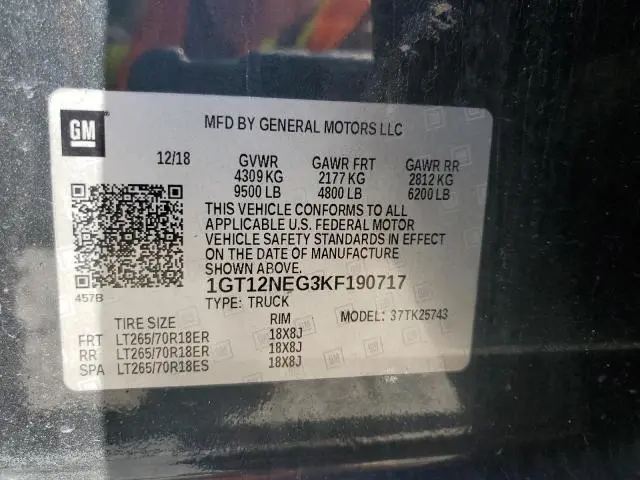 2019 GMC SIERRA K2500 HEAVY DUTY  