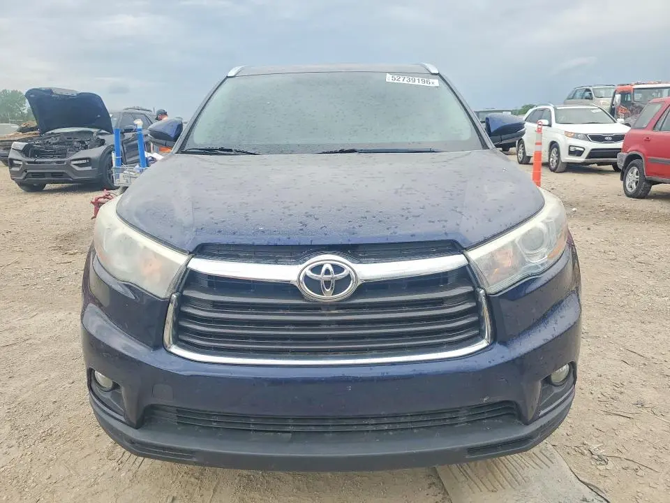 2015 TOYOTA HIGHLANDER XLE  
